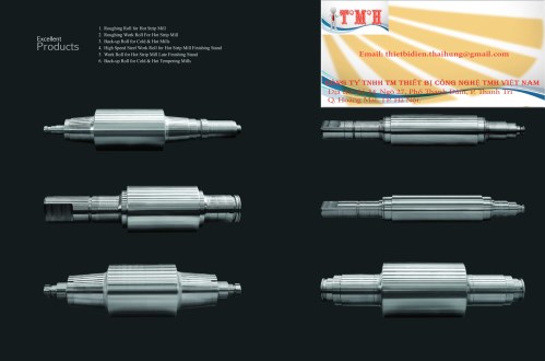 Các loại trục cán - Máy Sản Xuất Thép TMH - Công Ty TNHH Thương Mại Thiết Bị Công Nghệ TMH Việt Nam